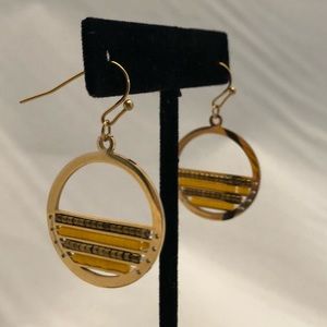 Hand beaded Japanese cylinder bead earrings